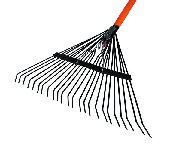 24" Steel Leaf Rake