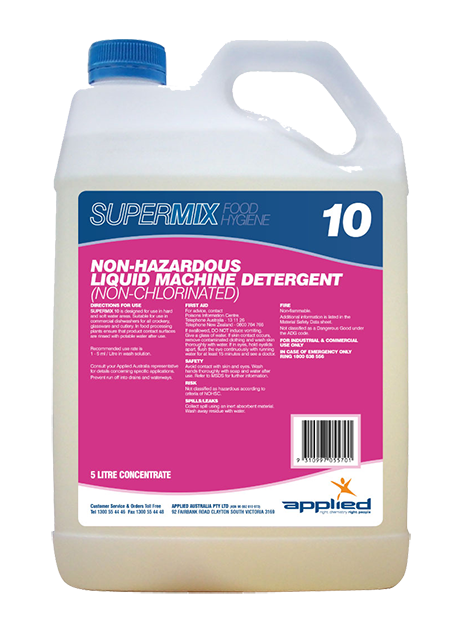 Machine Detergent Non-hazardous 5 Litre