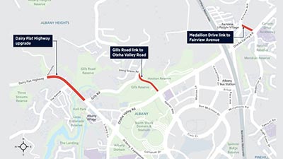 Industrial, Contracting and Trade Related News: Auckland Transport: Albany to get $34 million new link road by 2021
