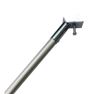 Alloy Handle with Bracket, Nut & Bolt Fitting 25mm